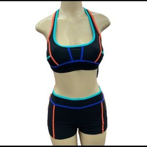 2Pc Free Sport by Gottex Set Bathing Suit Sz 8 NWT